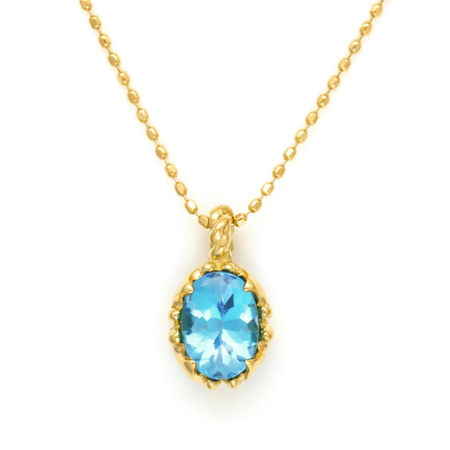 ペンダントトップ ブルートパーズ fresco ゴールド K18 レディース 18K