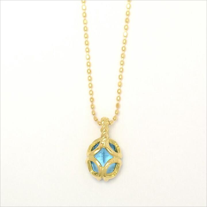 ペンダントトップ ブルートパーズ fresco ゴールド K18 レディース 18K