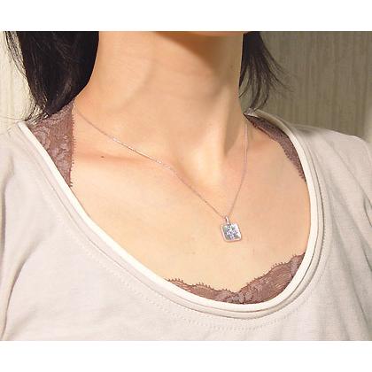 ペンダントトップ ブルーサファイア クロス greco ネックレス PT900 
