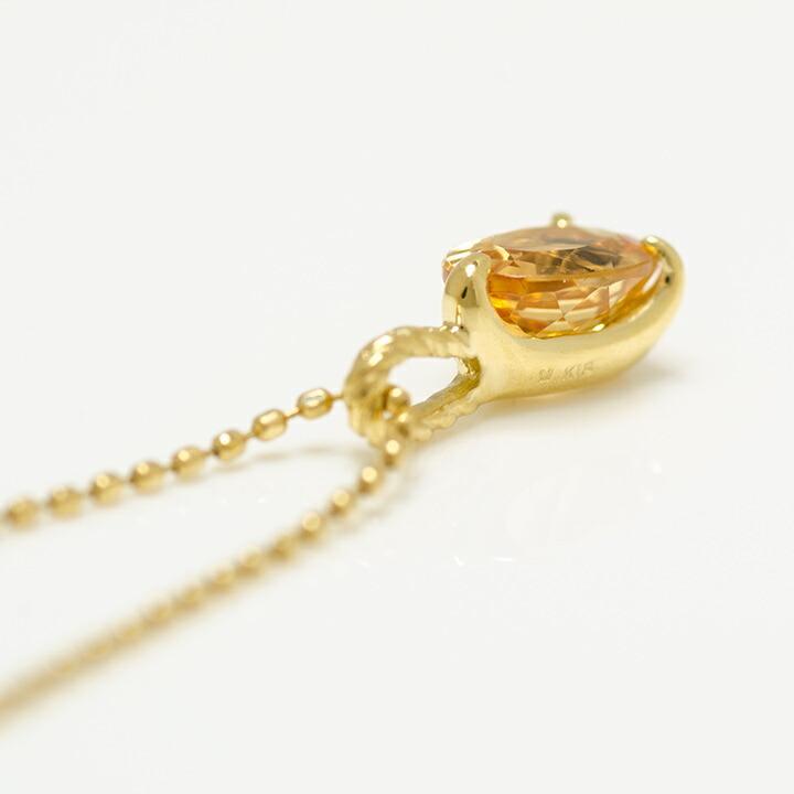 ペンダントトップ インペリアルトパーズ naturale ネックレス PT900 