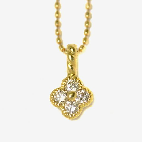 ペンダントトップ ダイヤモンド フラワー prana ネックレス PT900・K18