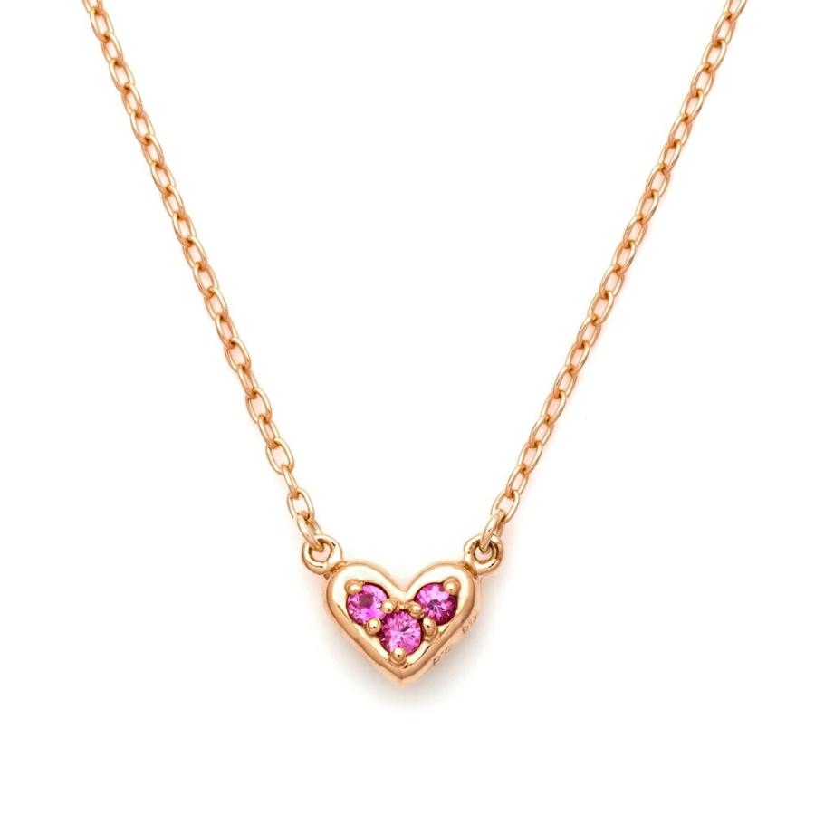 ネックレス カラーサファイア ダイヤモンド 18金 K18 ゴールド