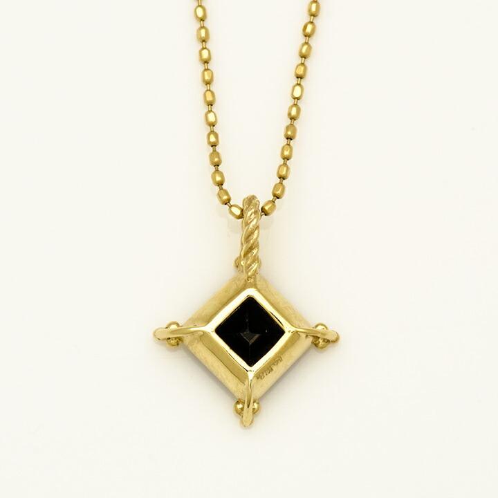 ペンダントトップ オニキス ゴールド K18 ialino プレゼント