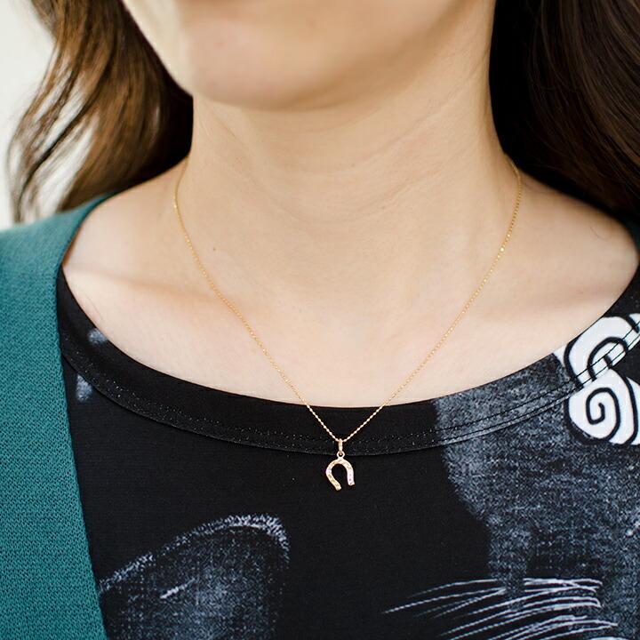 ペンダントトップ ホースシューモチーフ ゴールド K18 プレゼント  