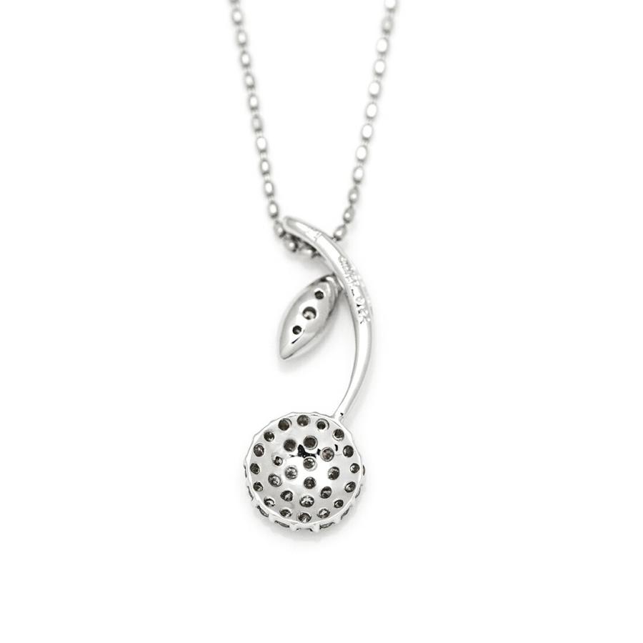ペンダントトップ ダイヤモンド 花 フラワー ネックレス PT900・K18