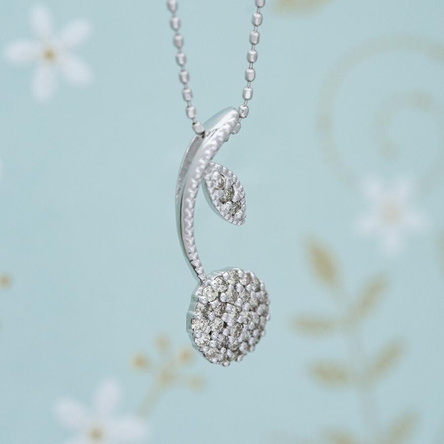 Pt ダイヤモンド ペンダントトップ フラワーモチーフ ペンダントトップ ダイヤモンド 花 フラワー ネックレス PT900・K18