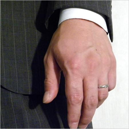 結婚指輪 マリッジリング  18金 ゴールド メンズ K18 40代 50代の画像