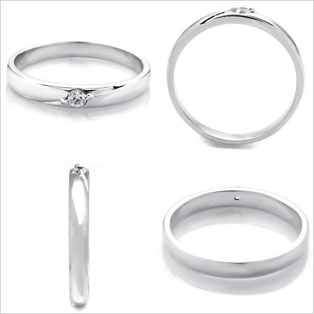 結婚指輪 マリッジリング  18金 ゴールド レディース ダイヤモンド K18 30代 40代の画像