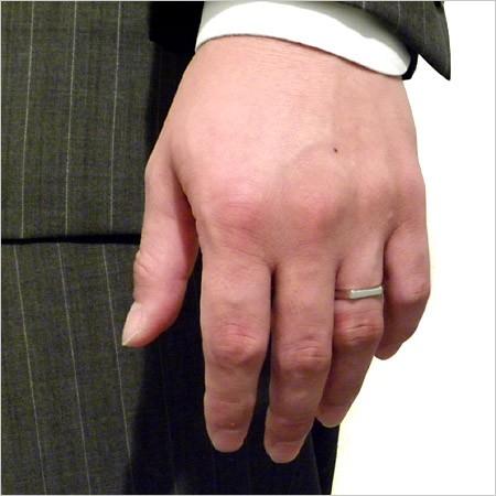 結婚指輪 マリッジリング  18金 ゴールド メンズ ダイヤモンド K18 30代 40代 50代の画像