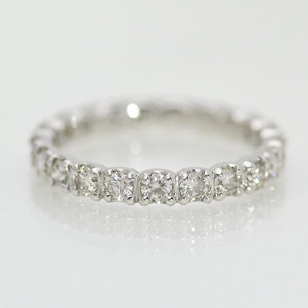 フルエタニティリング 指輪 ダイヤモンド 1ct PT900・K18・K10