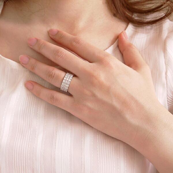 フルエタニティーリング 指輪 ダイヤモンド 3ct プラチナ900 4月誕生石 