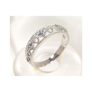 指輪 リング ブルーサファイア cortile PT900・K18・K10選択可