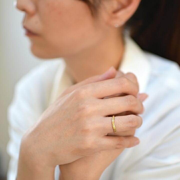 指輪 リング カナリーダイヤモンド PT900・K18・K10選択可 プラチナ