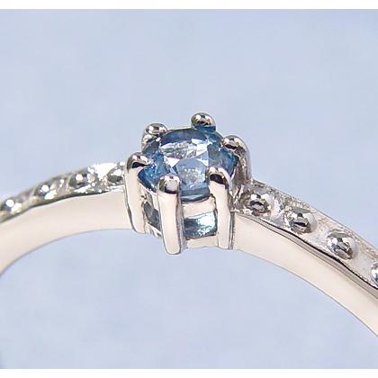 リング 指輪 ロンドンブルートパーズ parca PT900・K18・K10選択