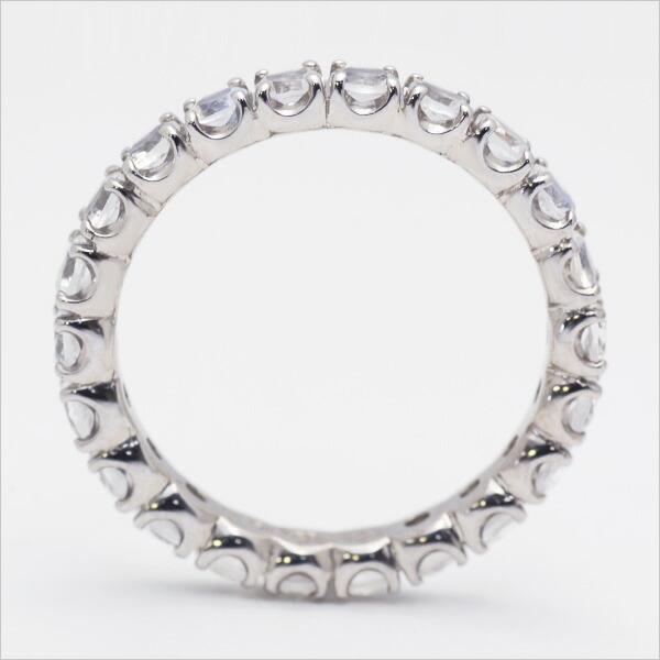 【umu】K18ロイヤルブルームーンストーンエタニティリング 受注生産品】K18ロイヤルブルームーンストーンフルエタニティリング