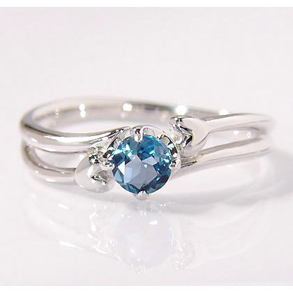 リング 指輪 ロンドンブルートパーズ PT900・K18・K10選択可