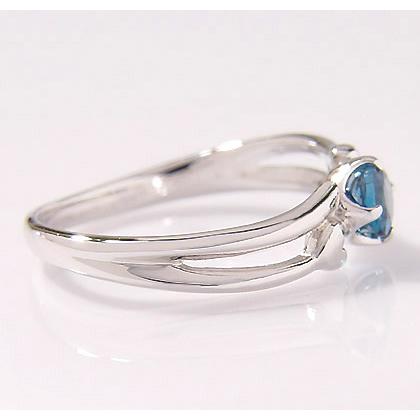 指輪 リング ロンドンブルートパーズ PT900・K18・K10選択可 プラチナ