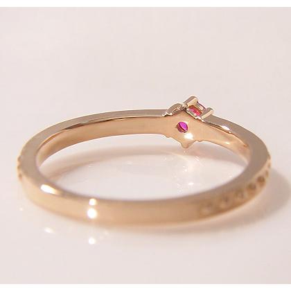 ルビー　指輪　11号　k18＆プラチナ900 リング 指輪 ルビー parca PT900・K18・K10選択可 プラチナ