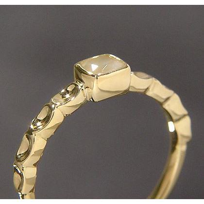 K18 ムーンストーン リング 指輪 vetro 6月誕生石 アクセサリー : umu