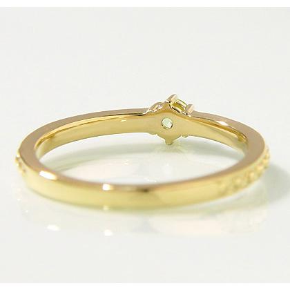 コ*コ様 【極美品】□リング11号　プラチナ Pt900　ペリドット　ダイヤモン リング 指輪 ペリドット parca PT900・K18・K10選択可 プラチナ