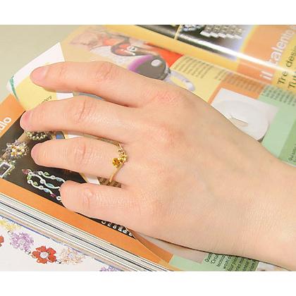 k18/pt900 イエローベリル　リング リング 指輪 シトリン イエローベリル アンダルサイト terzetto