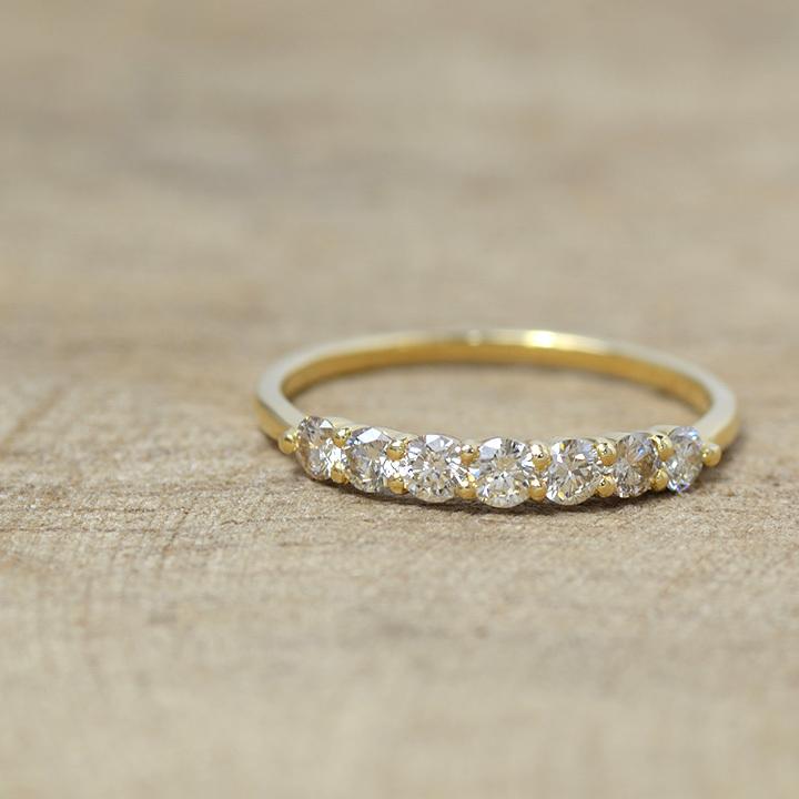 指輪 リング ダイヤモンド 0.4ct ゴールド K18 clarita レディース 18K