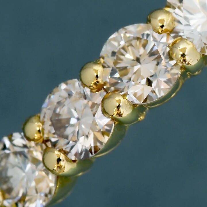 K18WG 0.4ctダイヤモンドリング H&Q H&C ハート＆キューピット