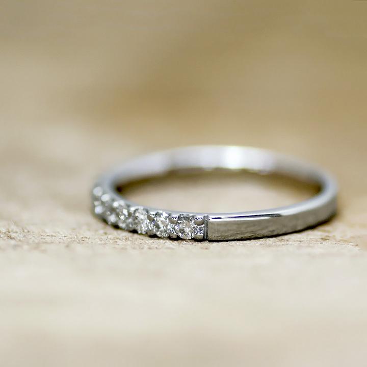 ダイヤモンド エタニティリング 指輪 プラチナ PT950 0.22ct