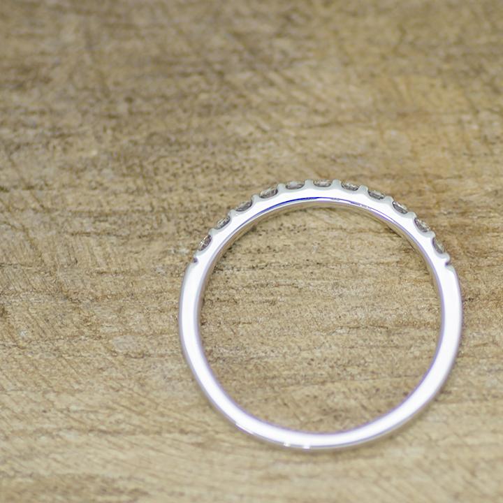 指輪 エタニティリング ダイヤモンド 0.22ct PT950 ハードプラチナ