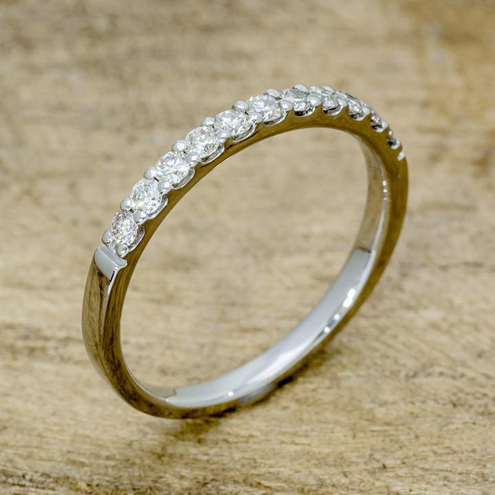 指輪 エタニティリング ダイヤモンド 0.22ct PT950 ハードプラチナ