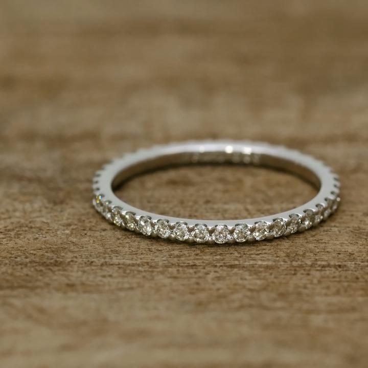 ダイヤモンド フルエタニティリング 指輪 プラチナ PT950 0.37