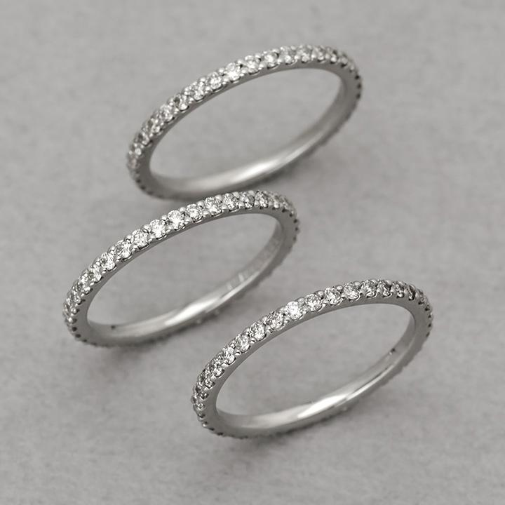 フルエタニティーリング プラチナ950ダイヤモンドリング ダイヤモンド フルエタニティリング 指輪 プラチナ PT950 0.37