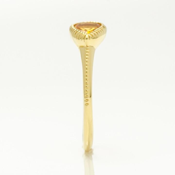 リング　シトリン＆ペリドット １８金 リング 指輪 シトリン ペリドット pianto ゴールド K18 11月