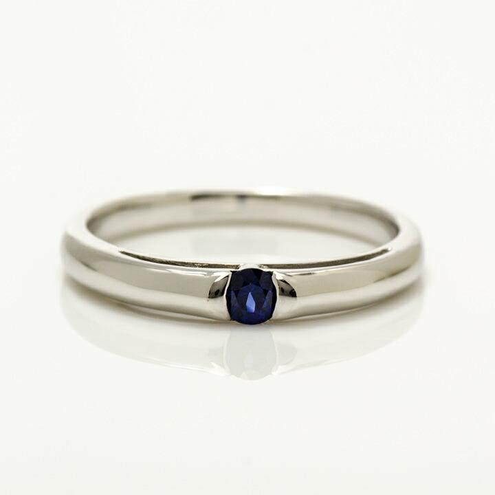 指輪 リング ブルーサファイア PT900・K18・K10選択可 プラチナ