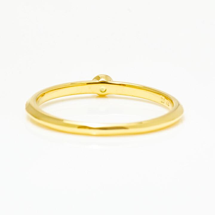 K18YG イエローベリル　フルエタニティ　リング K18YG イエローベリル フルエタニティ リング