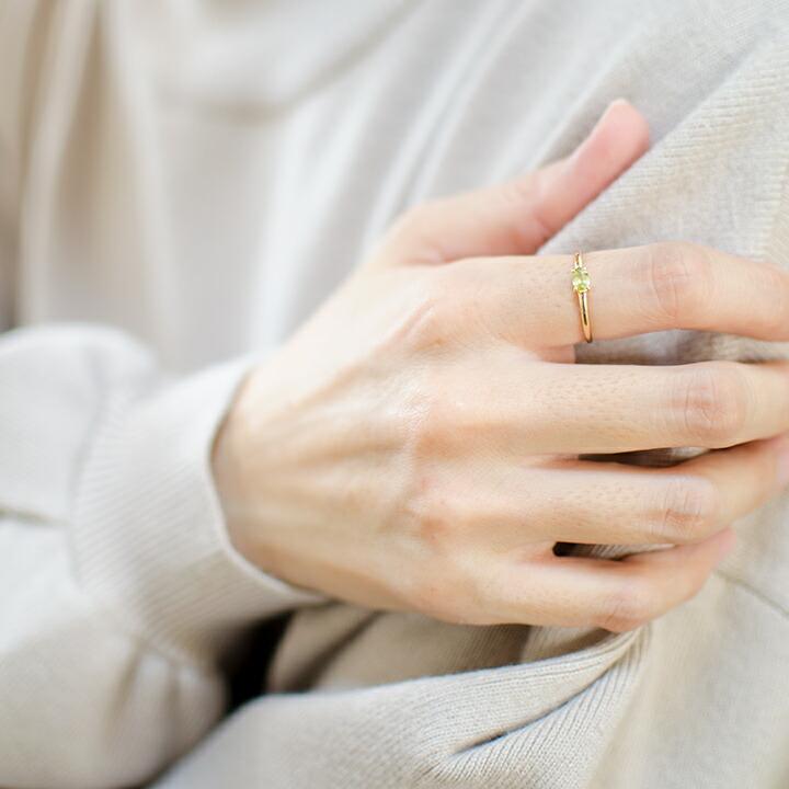 指輪 リング スフェーン 18金 K18 ゴールド snello レディース : umu