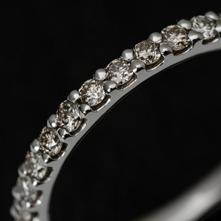 プラチナ　フルエタニティ ダイヤ　リング ダイヤモンド 計1.50ct Pt950 リング エタニティリング 迫力の