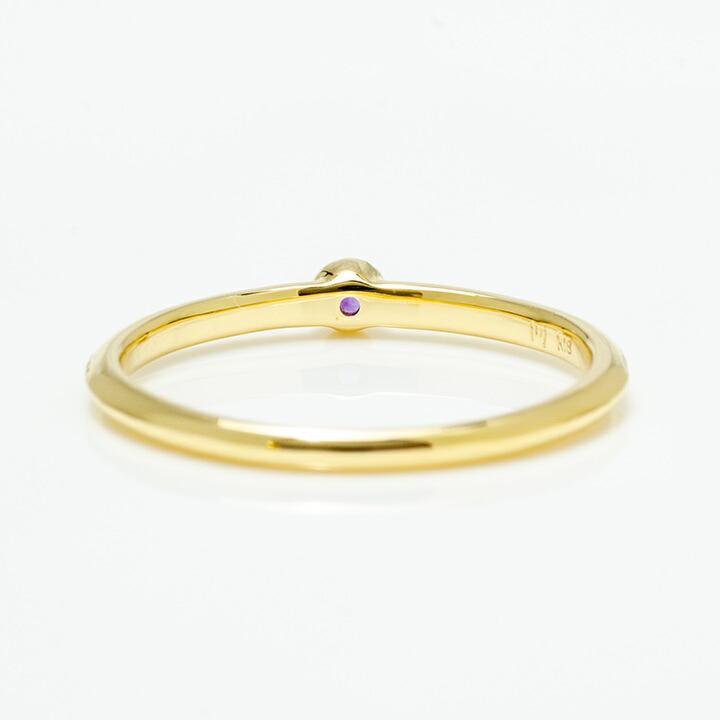 リング 指輪 アメシスト semino ゴールド K182月誕生石 プレゼント レディース 18K 18金 クリスマス Xmas アメシスト リング 指輪 semino 18K 18金 商品情報 イエローゴールド K18 6mm 約1