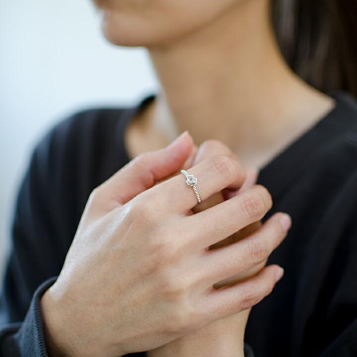 ムーンストーン指輪 10号 ローズゴールド