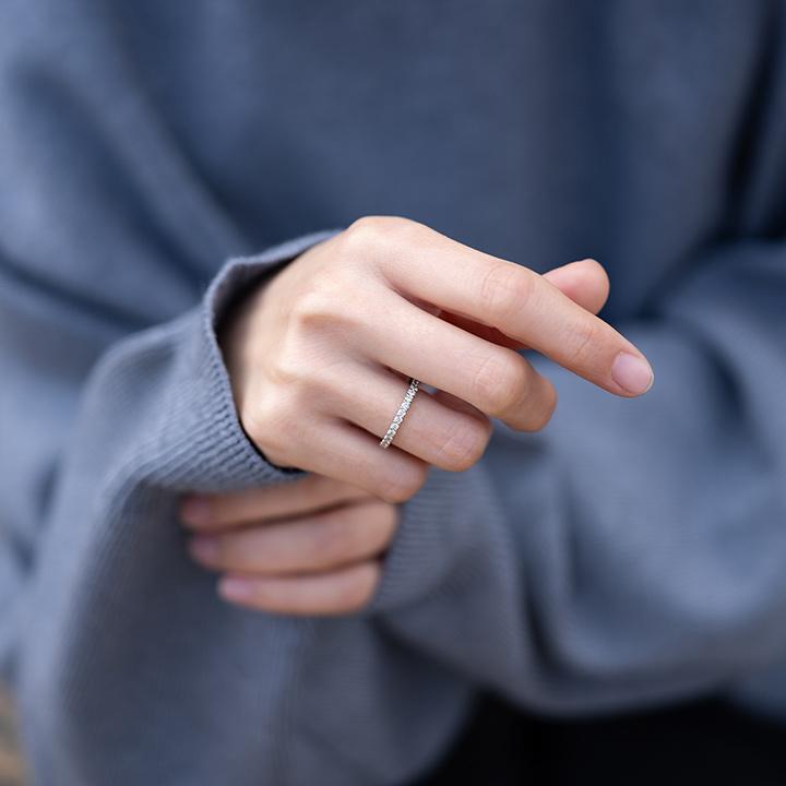 指輪 フルエタニティリング ダイヤモンド 0.65ct〜0.8ct ハード