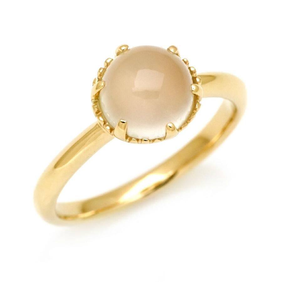 指輪 リング ムーンストーン カボション PT900・K18・K10選択可