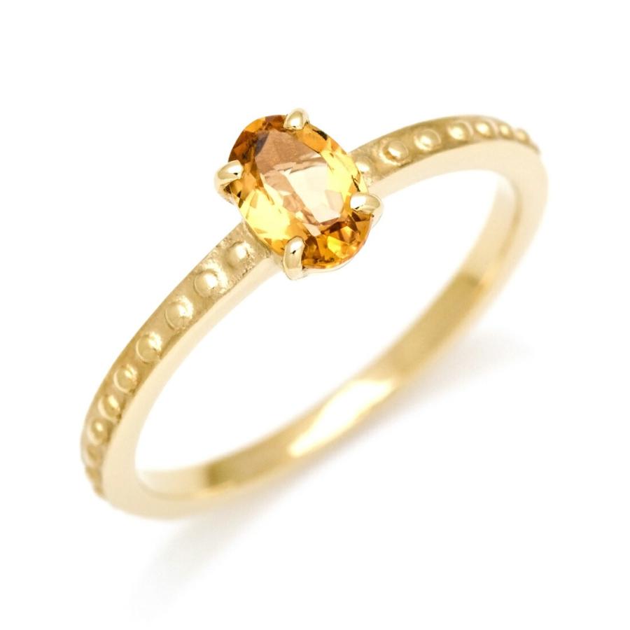 K18 Pt900 インペリアルトパーズ　リング 指輪 リング インペリアルトパーズ parca PT900・K18・K10選択可