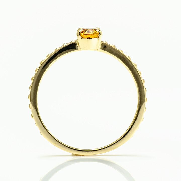 指輪 リング インペリアルトパーズ parca PT900・K18・K10選択可