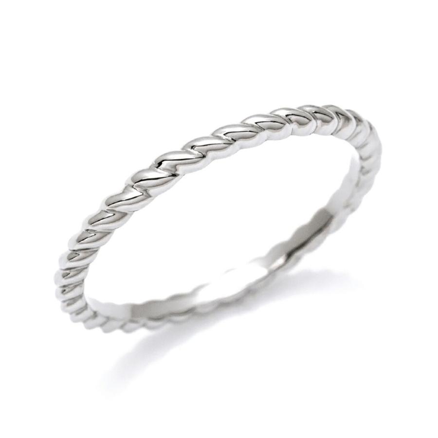 指輪 コーディネートリング ツイスト PT950・K18選択可 ハードプラチナ