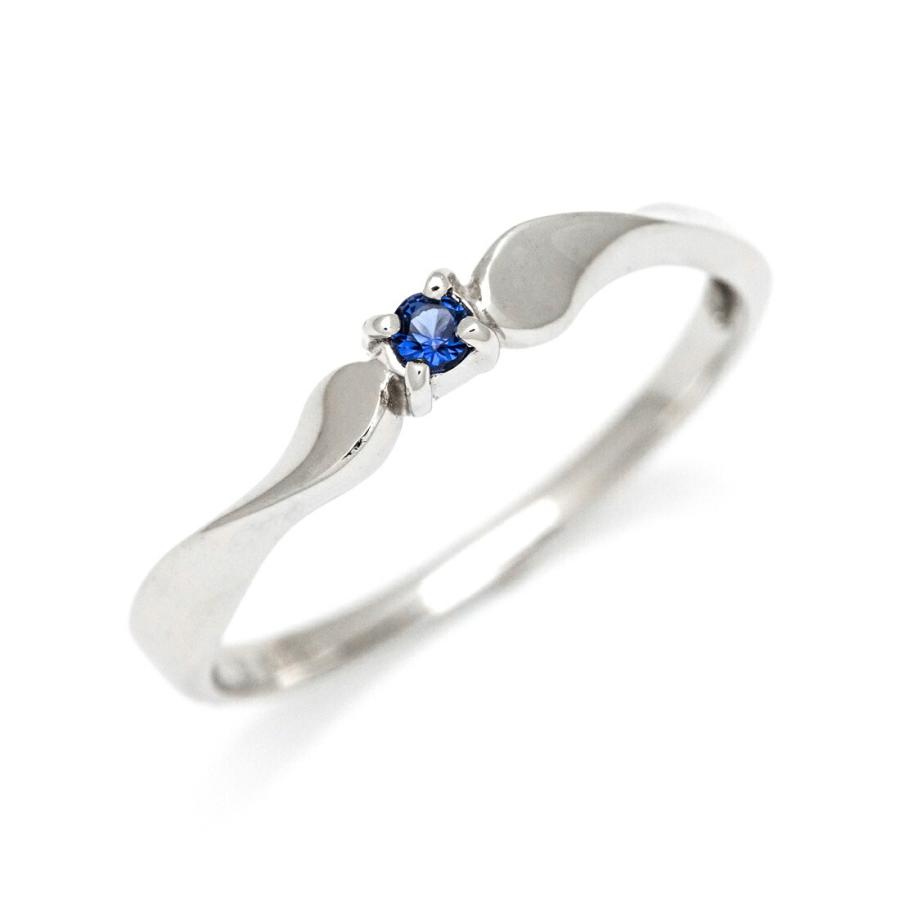 指輪 リング ブルーサファイア ondina PT900・K18・K10選択可 プラチナ