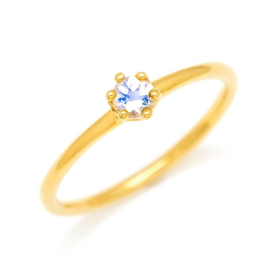 リング 指輪 ブルームーンストーン PT900・K18・K10選択可 プラチナ