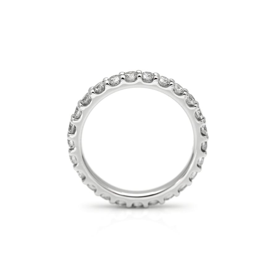 指輪 フルエタニティリング ダイヤモンド 1ct PT950 ハードプラチナ レディース 30代 40代 50代 日常使いの画像
