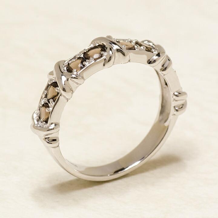 指輪 リング スモーキークォーツ シルバー925 レディース SV925 SILVER