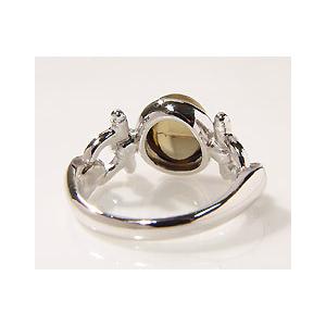 SV925 ブラウンクォーツ リング 指輪 アクセサリー