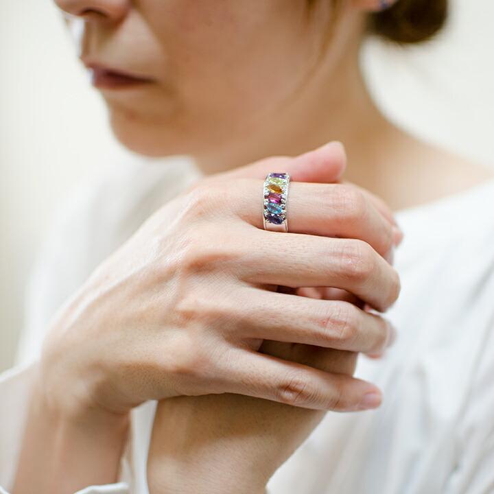 リング 指輪 アミュレット キュービックジルコニア シルバー925 